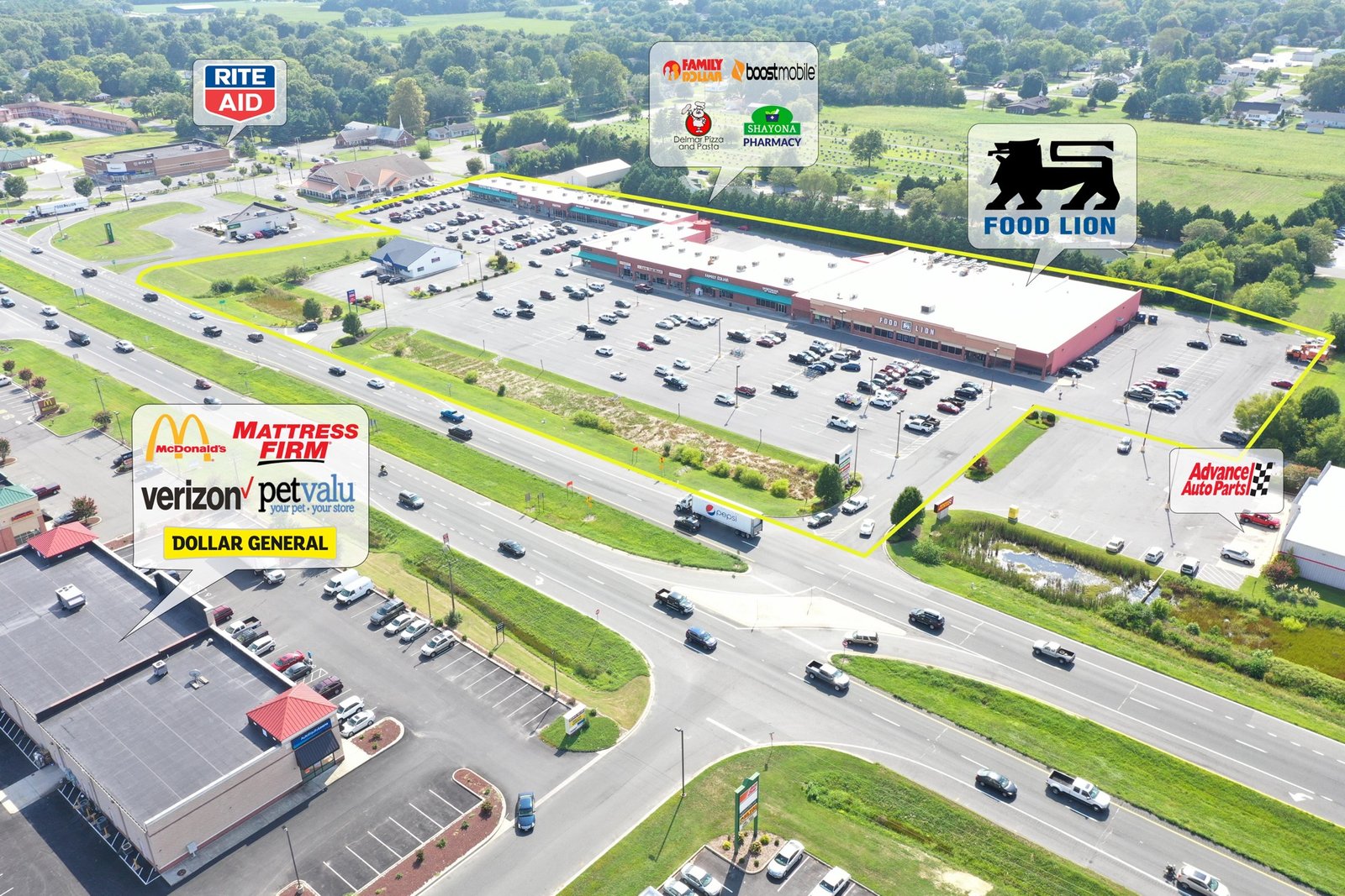 State Line Plaza — Sussex Highway Delmar, DE